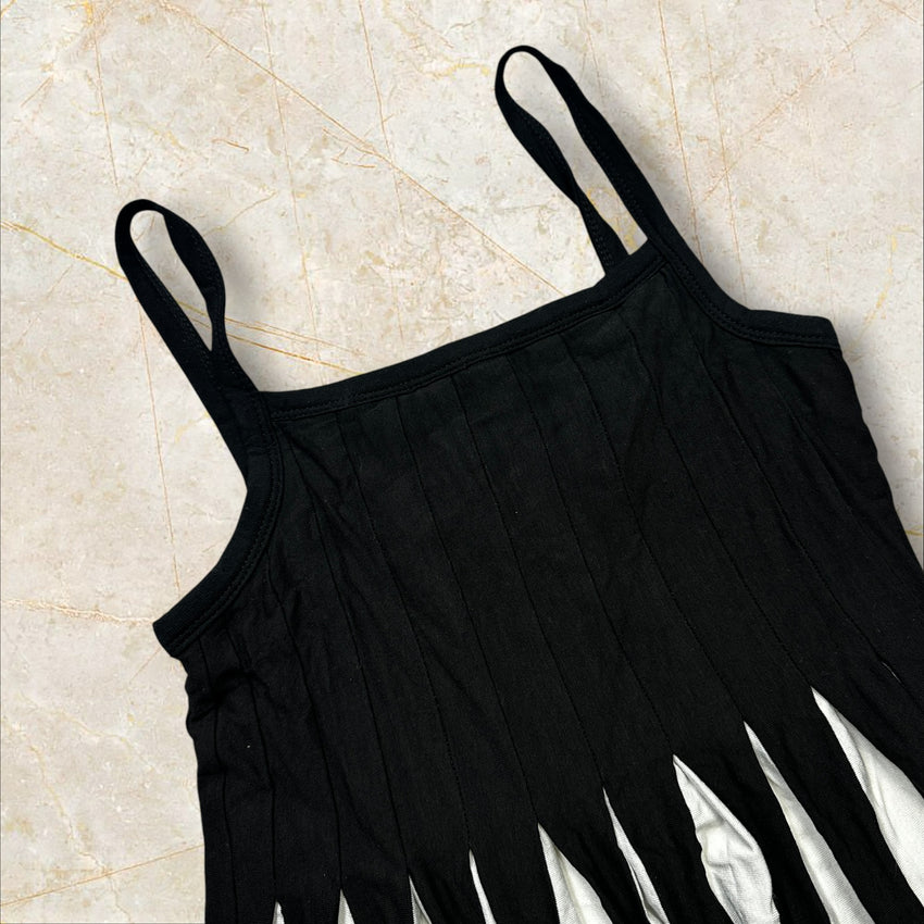 2000s Bailey Sommerkleid Streifen XS