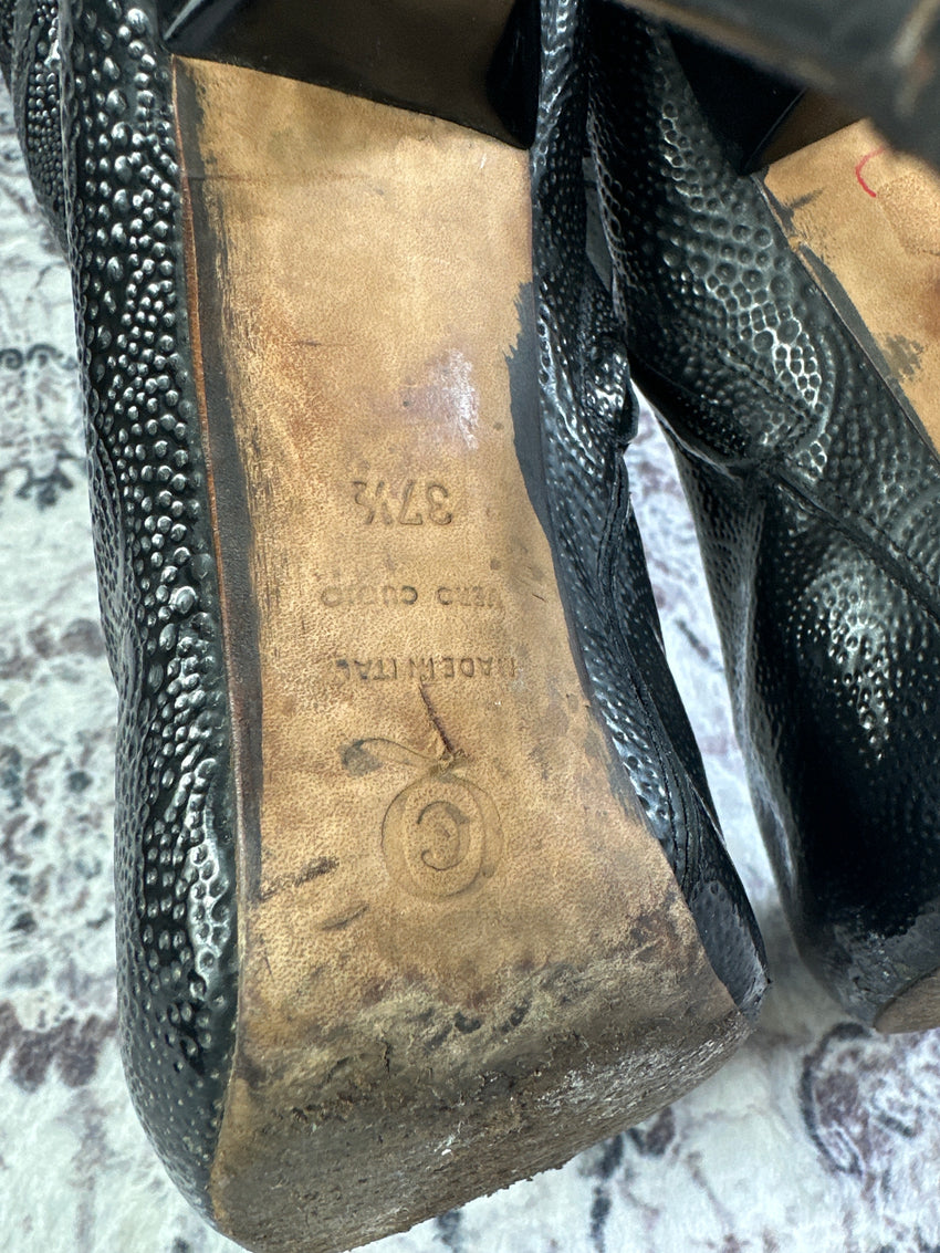 Y2K Alexander McQueen Overknee Stiefel 37.5