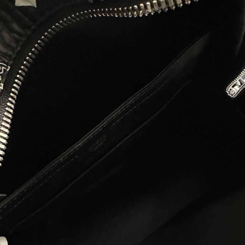 MCM Black Monogramm Unisex Rucksack