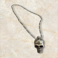 Thomas Sabo 925 Silber Skull Anhänger + 925 Silber Panzerkette