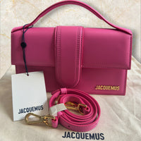 Jacquemus Le Grand Bambino Damen 
Handtasche / Crossbody — Pink & Gold Hardware