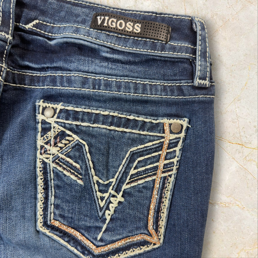 Y2K Vigoss Damen Flared Bootcut Jeans Size 38 / M
