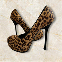 Y2K Yves Saint Laurent Leopard Pumps — Size 38