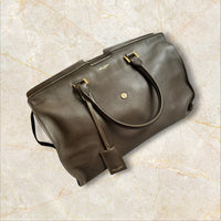 Yves Saint Laurent (YSL) Vintage Chyc Tote Large Damen Handtasche — Khaki-Braun