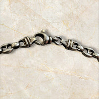 925 Silber Bohnenkette / Choker Damen Halskette — Rebel Gothic Style