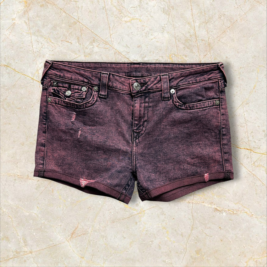 Y2K True Religion Damen Denim Shorts — Size 44 / 2XL