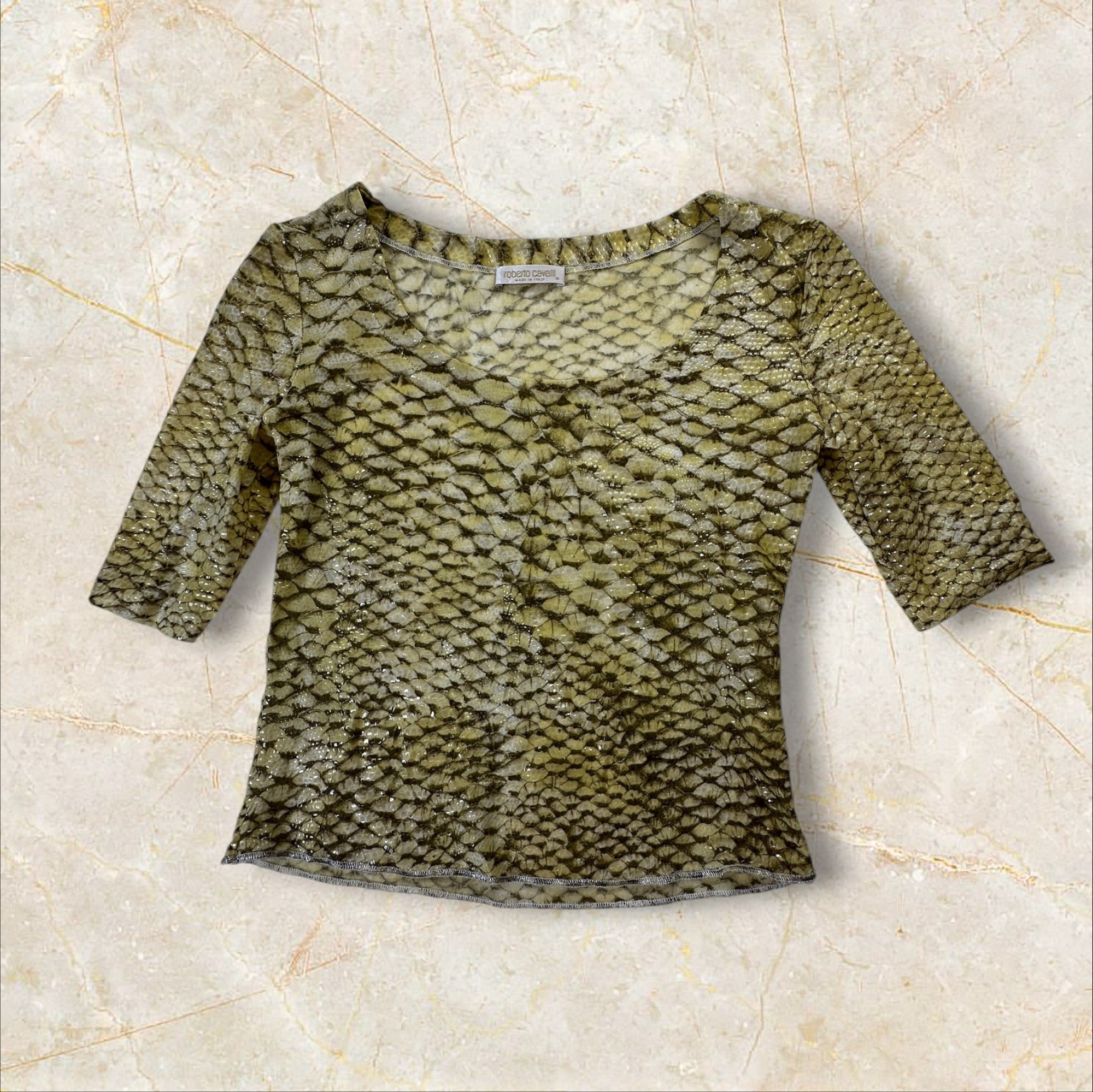 Roberto Cavalli Vintage Y2K Damen Top — Size S