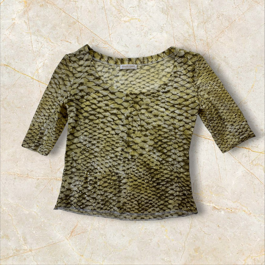 Roberto Cavalli Vintage Y2K Damen Top — Size S
