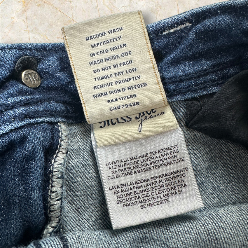 Y2K Miss Me Skinny Low Waist Jeans Damen Size 38 / M