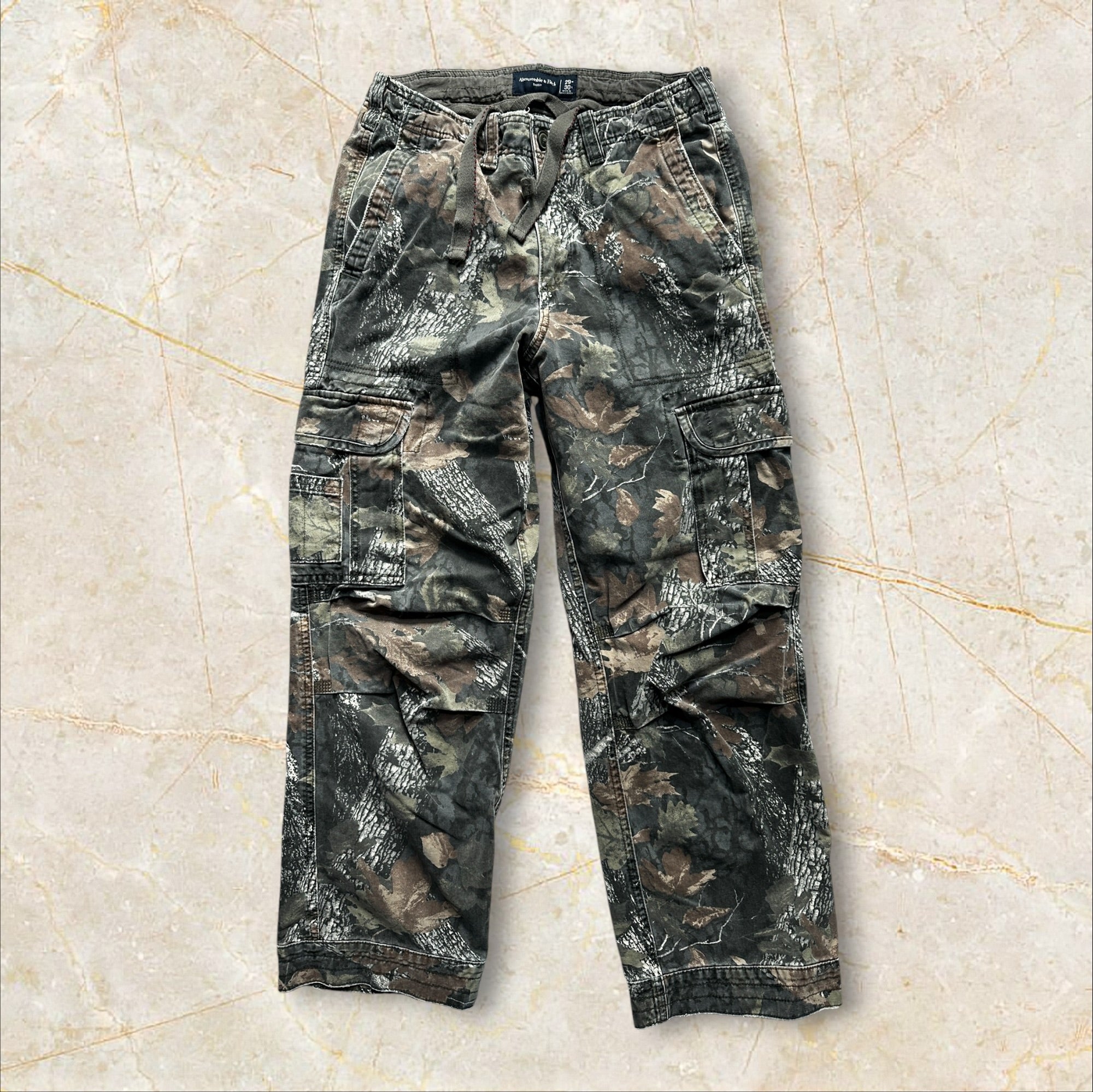 Y2K Abercrombie & Fitch Baggy Cargo Pants Size S / W29/L30