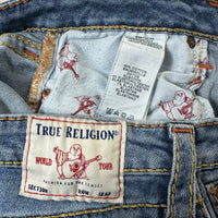Y2K True Religion Mid Rise Straight Jeans Damen Size 42 / XL