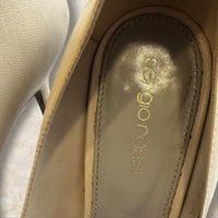 Sergio Rossi Damen Peep Toe Pumps — Size 37,5