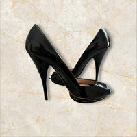 Y2K Miu Miu Peep-Toe Pumps — Size 38