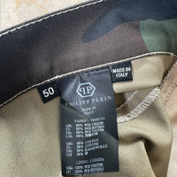Philipp Plein Camouflage Straight Herren Hose Size 42 / M