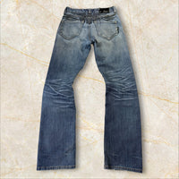 Y2K Big Train Japan Style Herren Straight Jeans Size 36 / XS