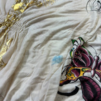 Christian Audigier Y2K Damen Poncho / Tunika — Size XS