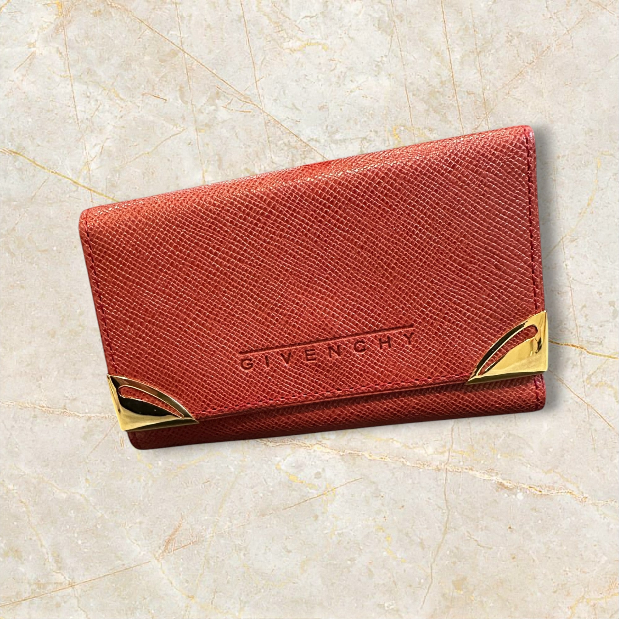 Givenchy Vintage Leder Schlüsseletui / Keyholder — Unisex