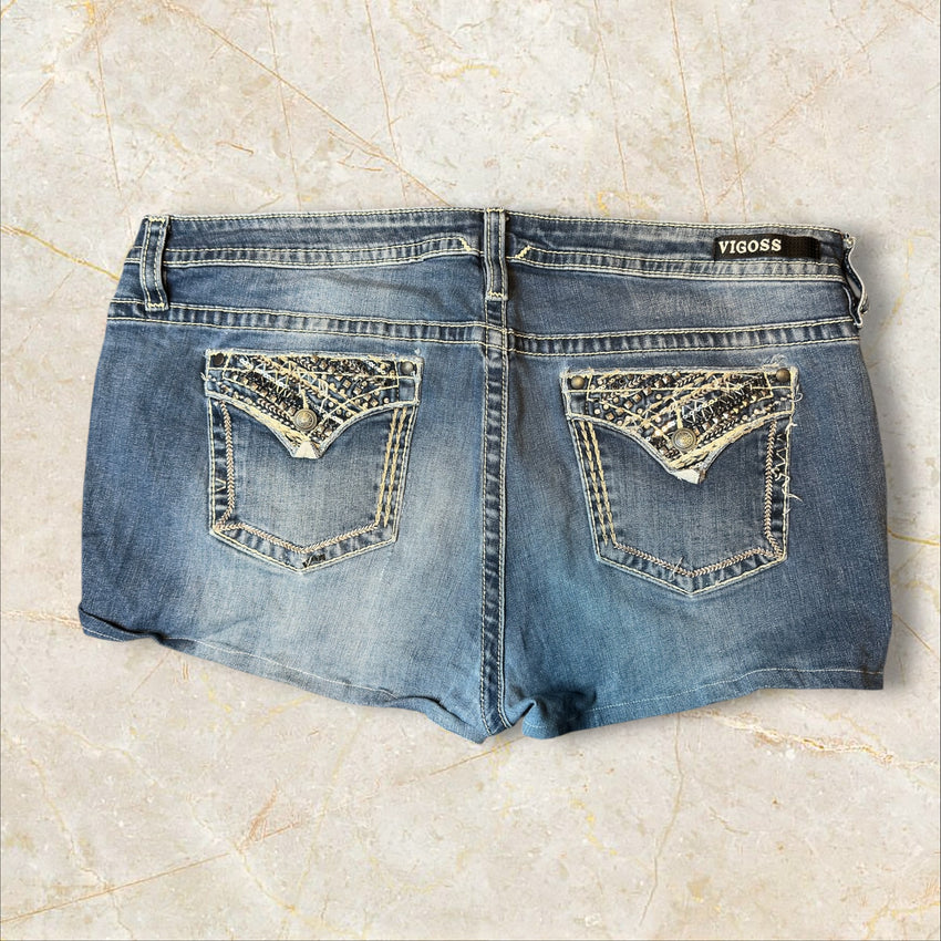 Y2K Vigoss Damen Jeans Shorts Size 50 / XXL