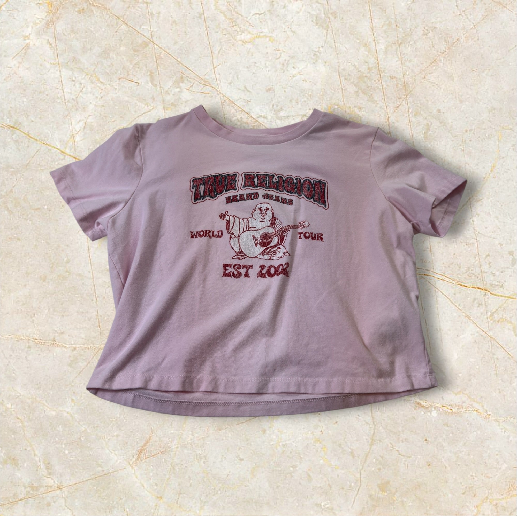 True Religion Damen Crop T-Shirt Size S