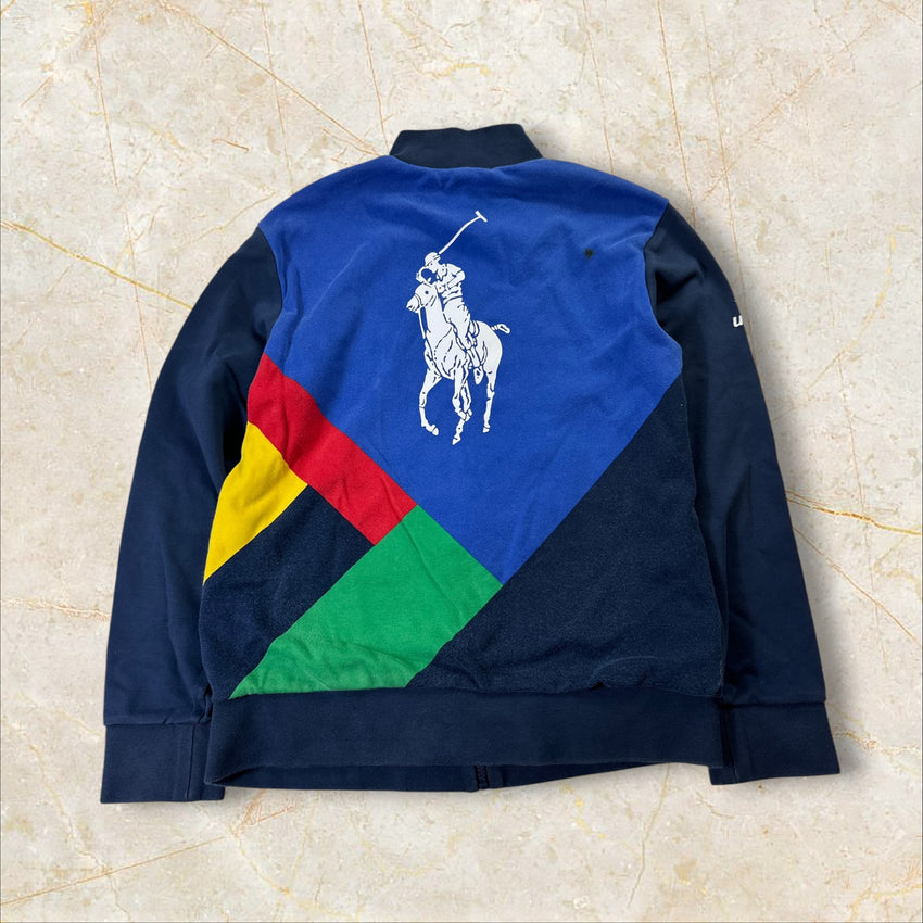 Ralph Lauren Big Pony US Open Zip Hoodie Multi-Color Unisex Size S