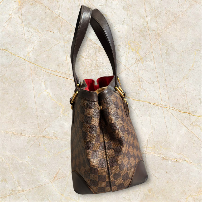 Louis Vuitton Vintage Y2K „Hampstead MM“ Handtasche — Damier Ebene