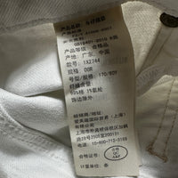 Y2K Abercrombie & Fitch Damen Denim Shorts White — Size 34 / XS