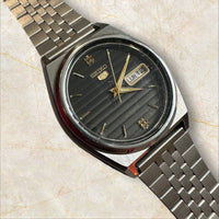 Vintage Seiko 5 Automatic „Jalousien Dial“ Suwa Seikosha — Herrenuhr