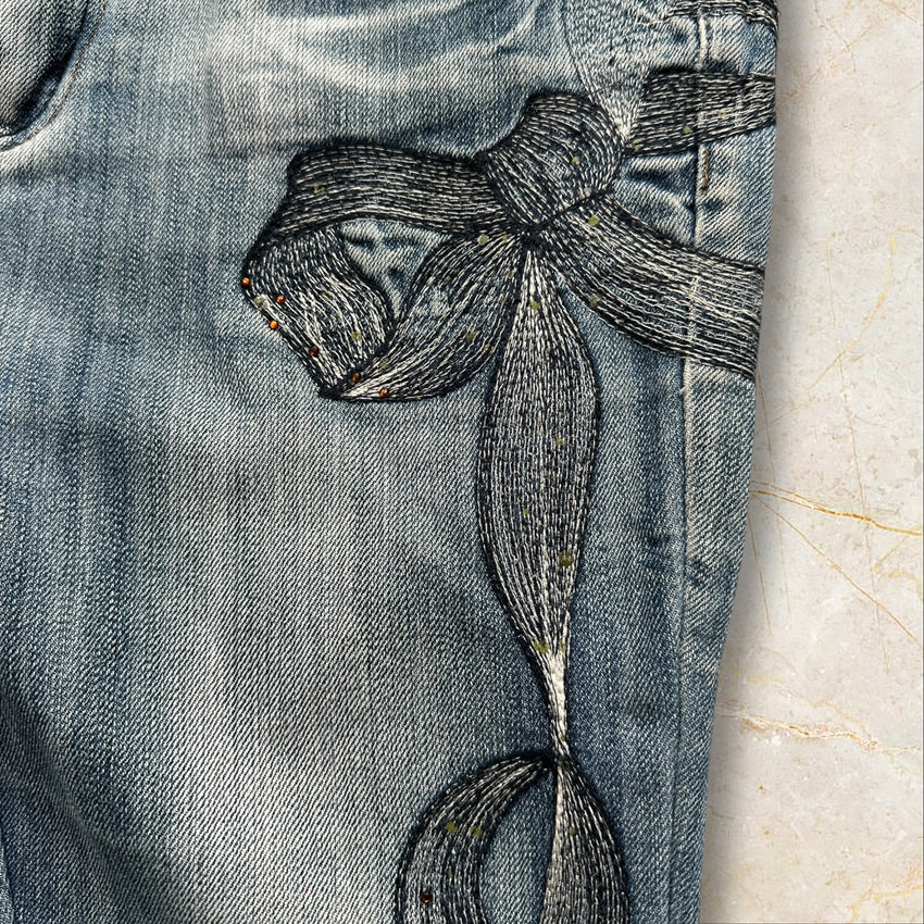 Y2K Daierna Damen Straight Jeans — Size 38 / M