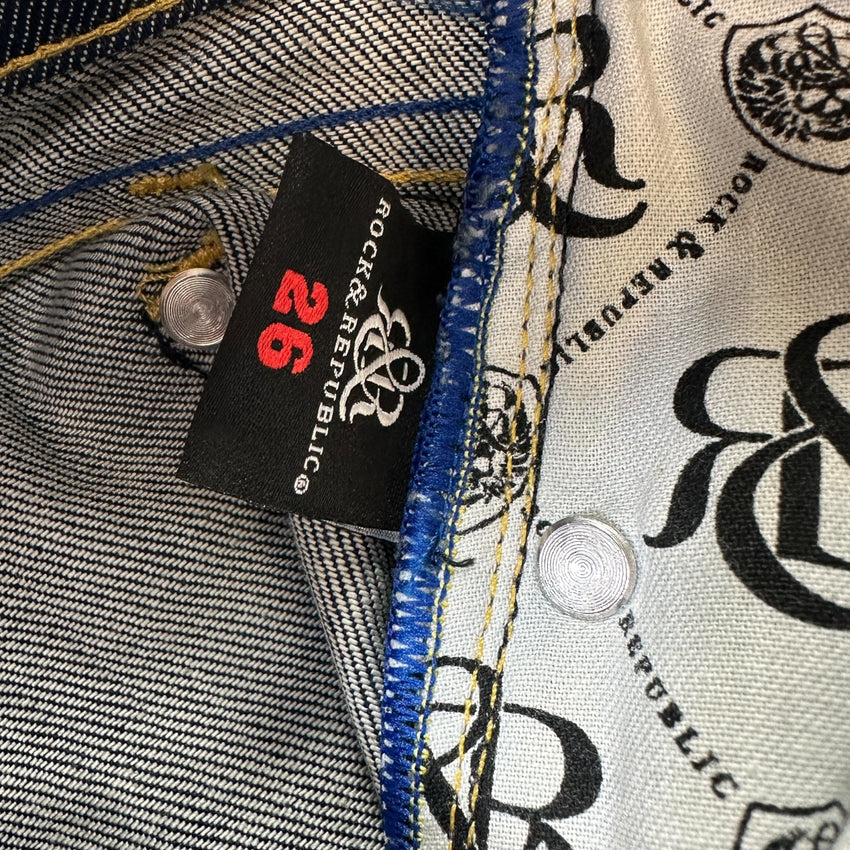 Y2K Rock & Republic Straight Jeans Damen Deadstock Size 36 / S