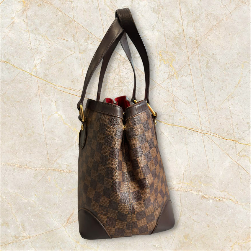 Louis Vuitton Vintage Y2K „Hampstead MM“ Handtasche — Damier Ebene
