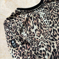 Y2K Leopard Longsleeve Size XS