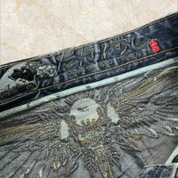 Y2K Big Train Japan Style Herren Straight Jeans Size 36 / XS