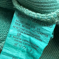 Moschino Jeans Uomo Vintage Herren Hoodie — Distressed / Used-Look