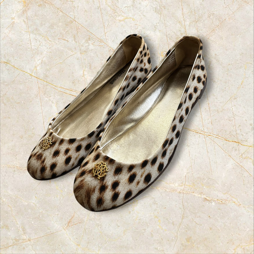 Y2K Roberto Cavalli Ballerinas — Size 37,5