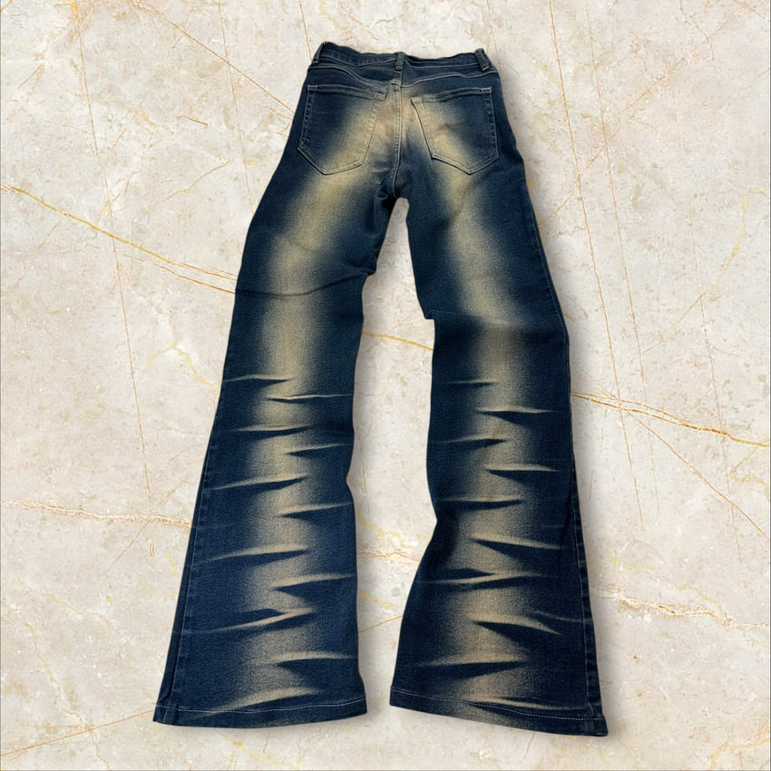 Y2K BeBe Moda Flared Bootcut Jeans Size 30-32 / XXXS-XXS