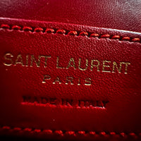 Yves Saint Laurent Kate Tassel (Pompoms) Crossbody – Red Leather