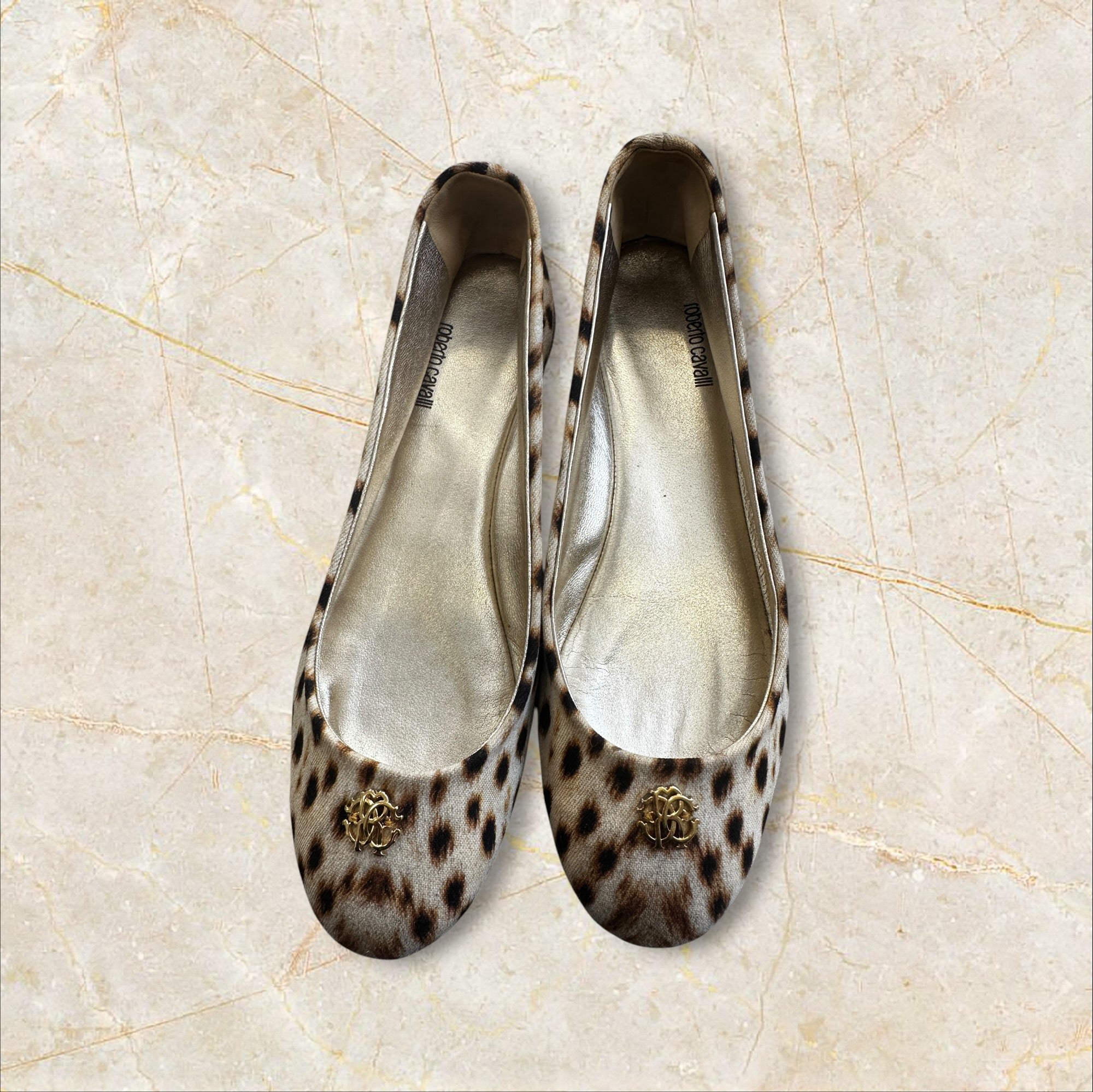 Y2K Roberto Cavalli Ballerinas — Size 37,5
