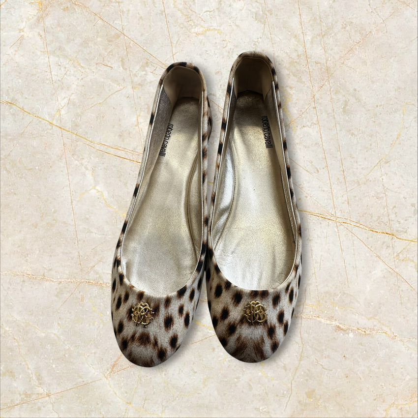 Y2K Roberto Cavalli Ballerinas — Size 37,5