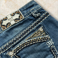 Y2K Miss Me Damen Flared Bootcut Low Waist Jeans — Size 36 / S