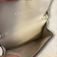 Christian Dior Mini Saddle Bag Crossbody – Beige (Ungetragen)