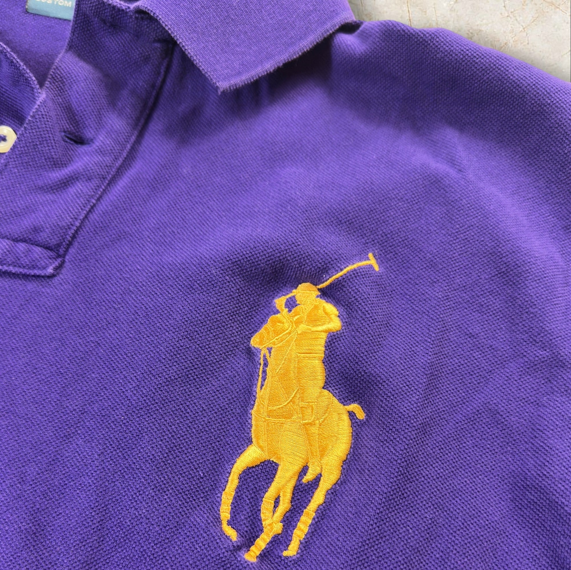 Ralph Lauren Big Pony Y2K Custom Fit Poloshirt Size XL