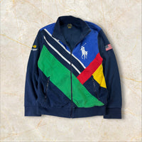 Ralph Lauren Big Pony US Open Zip Hoodie Multi-Color Unisex Size S